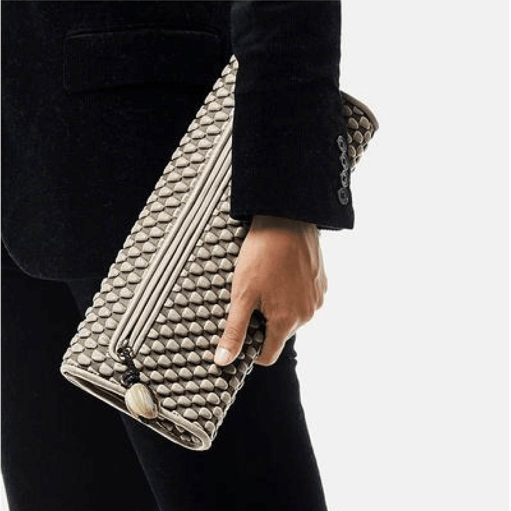 Spanish Nappa Leather Classic Evening Clutch