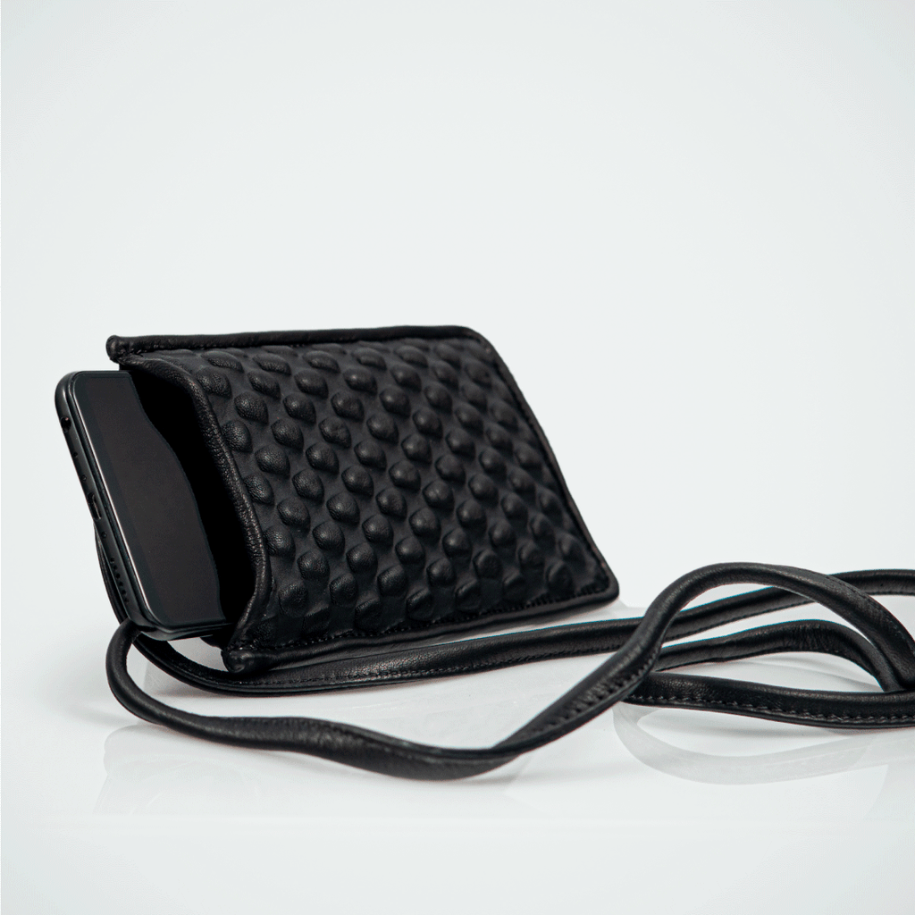 Spanish Nappa Leather Phone Cases With Leather String for easy use