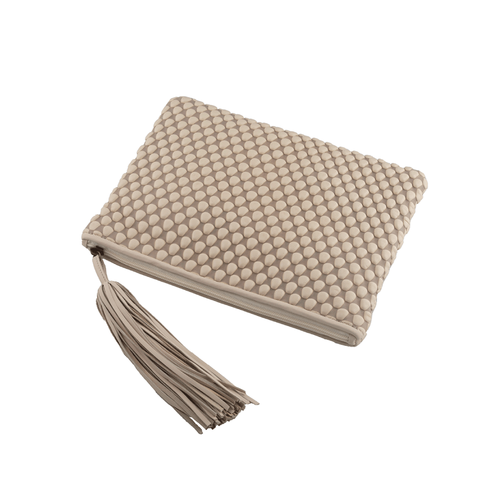 An envelope clutch which can double up as a stylish ipad sleeve made with Spanish Nappa Leather