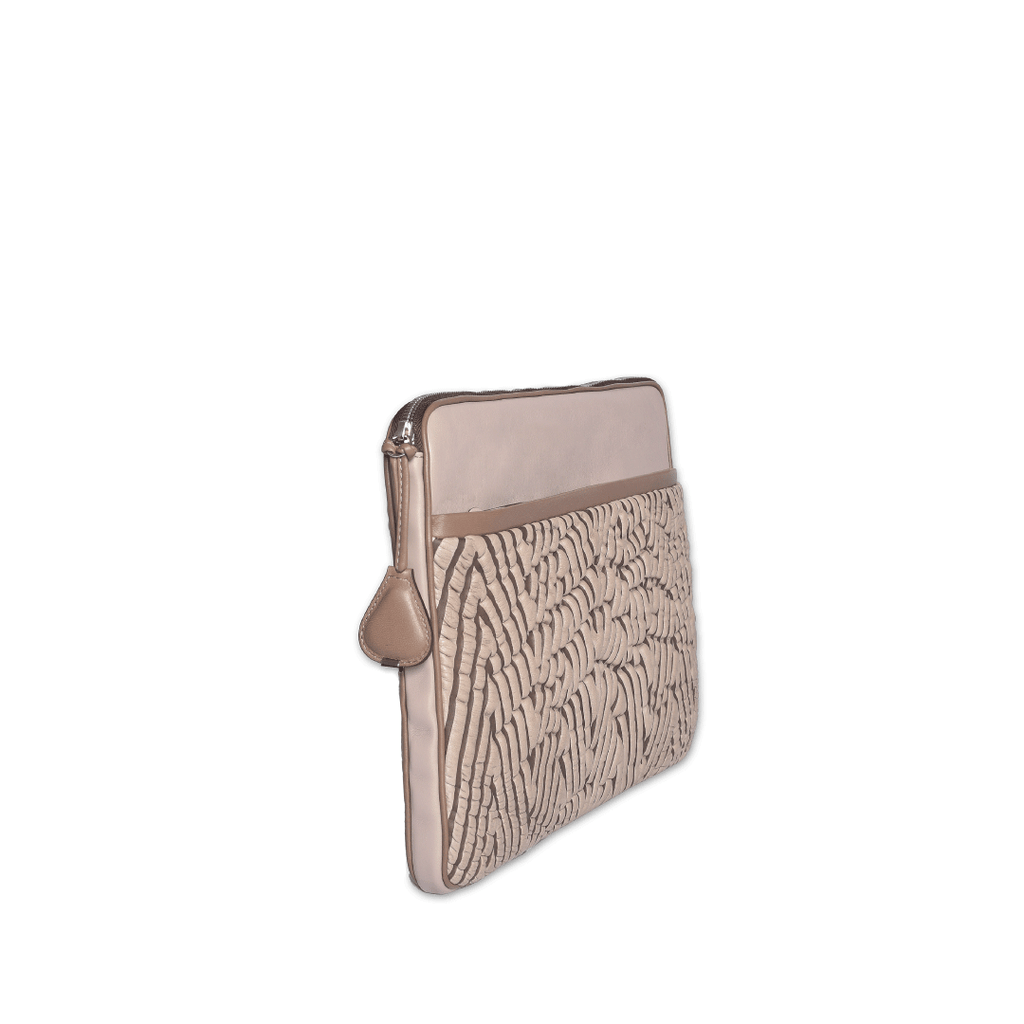 Textured Spanish Nappa Leather Laptop Case