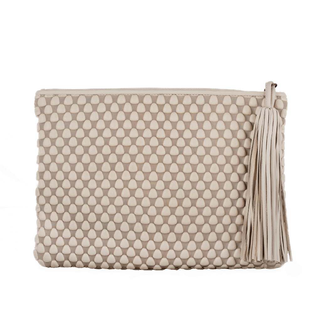 An envelope clutch which can double up as a stylish ipad sleeve made with Spanish Nappa Leather