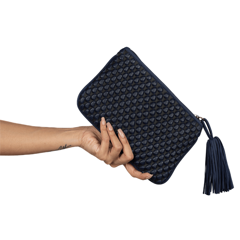 Lipstick, coins or key holder which doubles up as an evening bag made of Spanish Nappa Leather