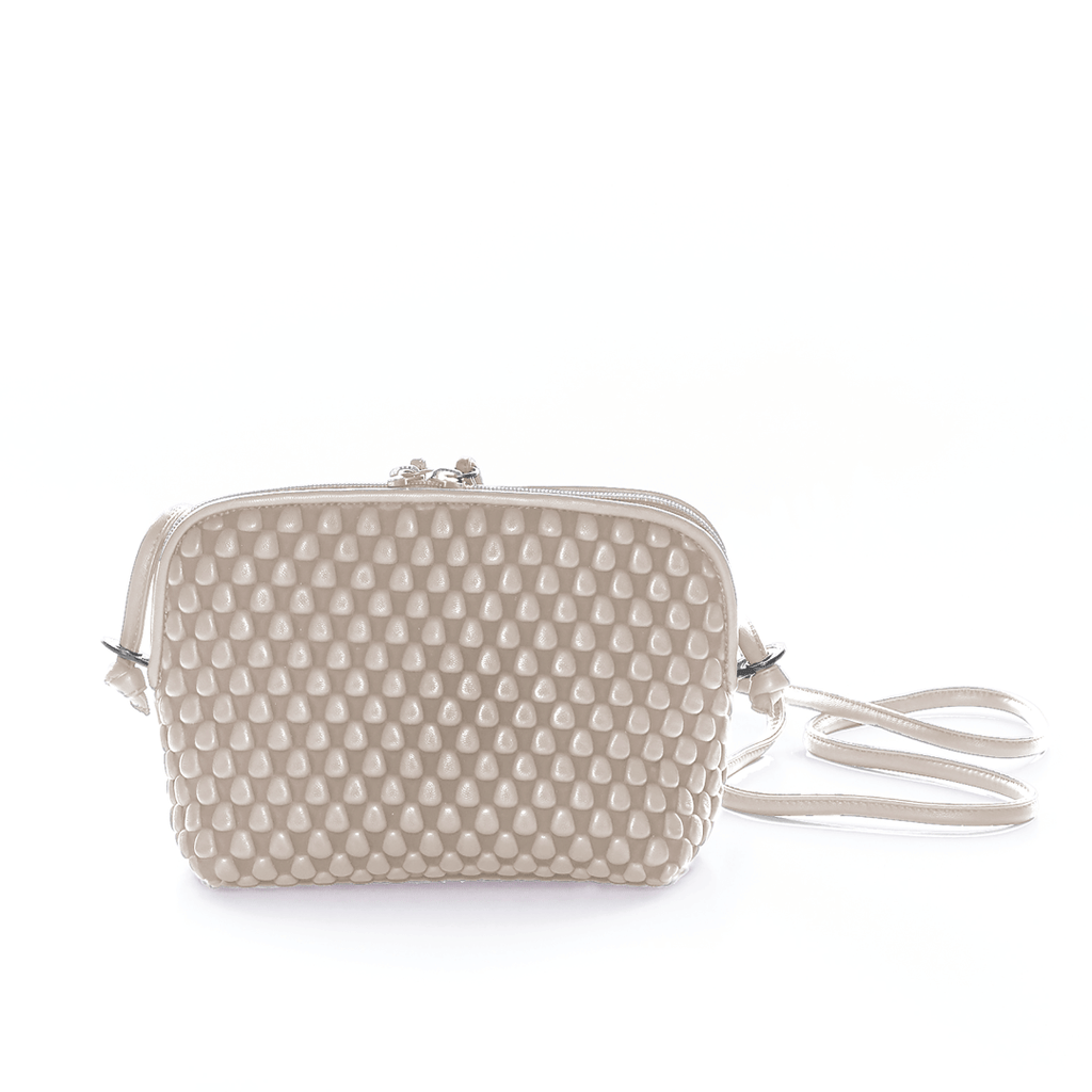 Spanish Nappa Leather Tasseled Crossbody Leather Bag with Zip